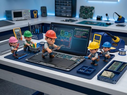 Reparo geral e manutenção de notebook e desktop