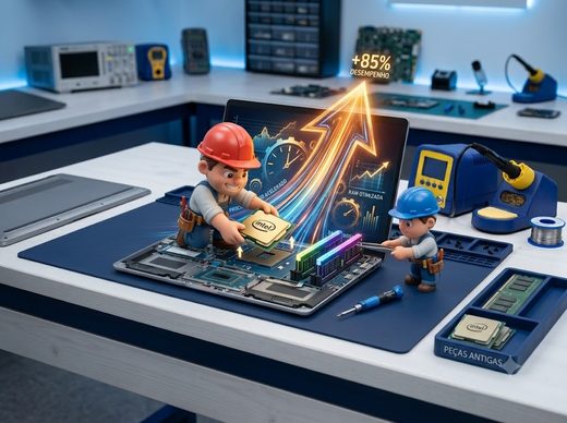 Upgrade de memória e SSD para notebook e desktop